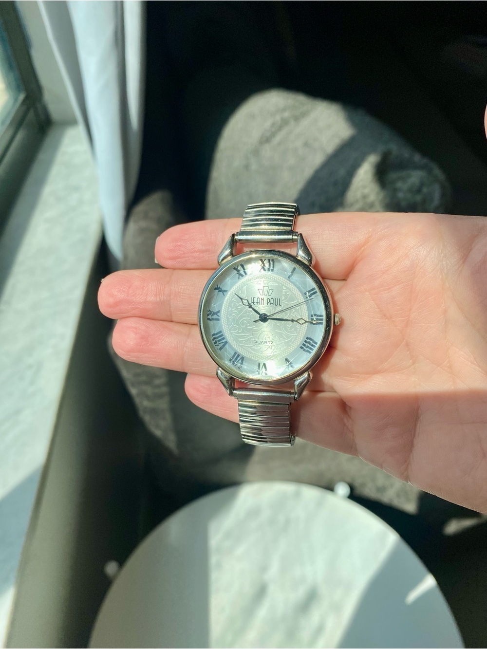 Jean Paul Women’s Silver Tone Quartz Watch / New Battery / Working